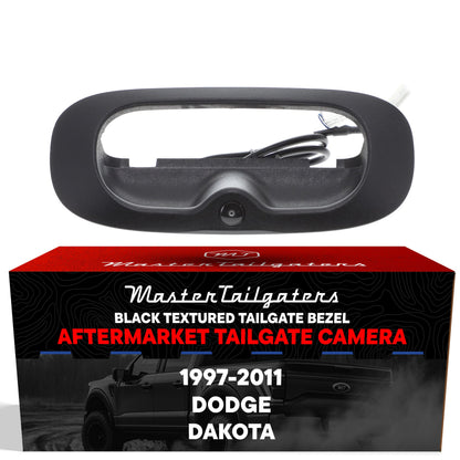 Dodge Dakota (1997-2011) Black Replacement Tailgate Bezel with Backup Camera