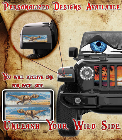 Dinosaur decal Jl and Gladiator Turn signal decal 15