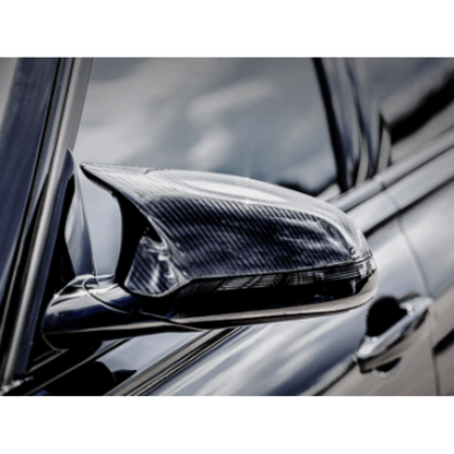 Akrapovic 2014+ BMW M3 (F80) Carbon Fiber Mirror Cap Set - High Gloss
