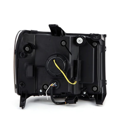 AlphaRex 07-13 GMC Sierra 1500 (No Clsc) LUXX-Series LED Proj HL Chrome w/Actv Lgt & Seq.Sig / DRL 880096 *Discontinued
