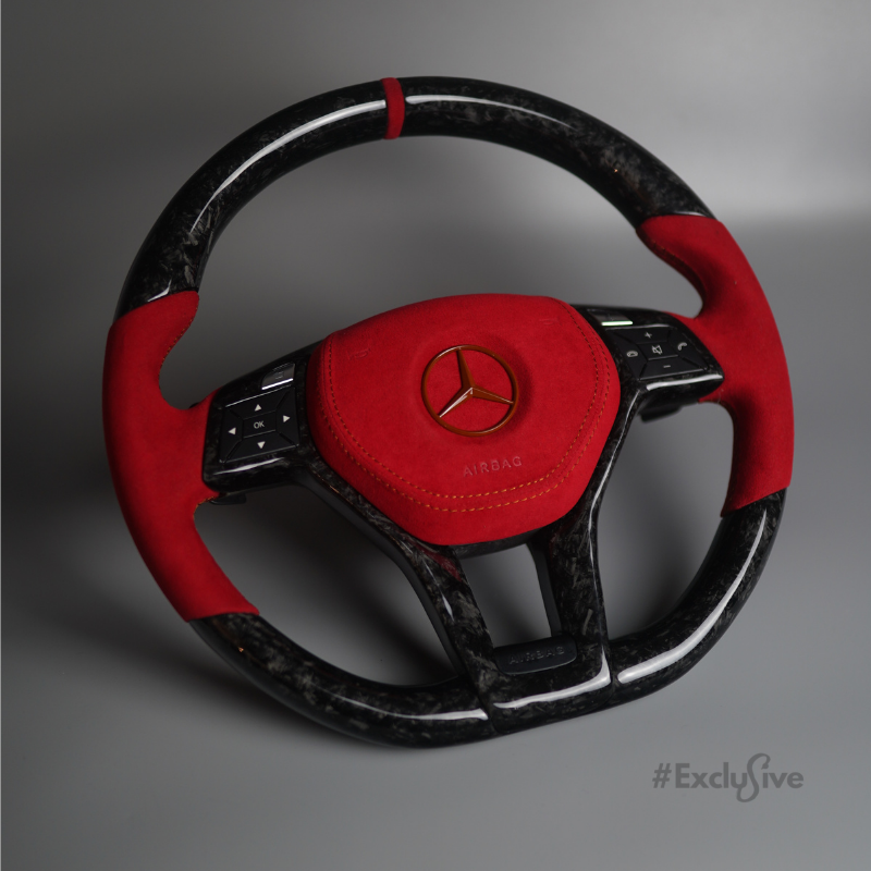 2012-2015 Mercedes Benz A / C / CLA / CLS / GLA / GLK / E / SLK / SL W204  Custom Steering Wheel by Exclusive Steering