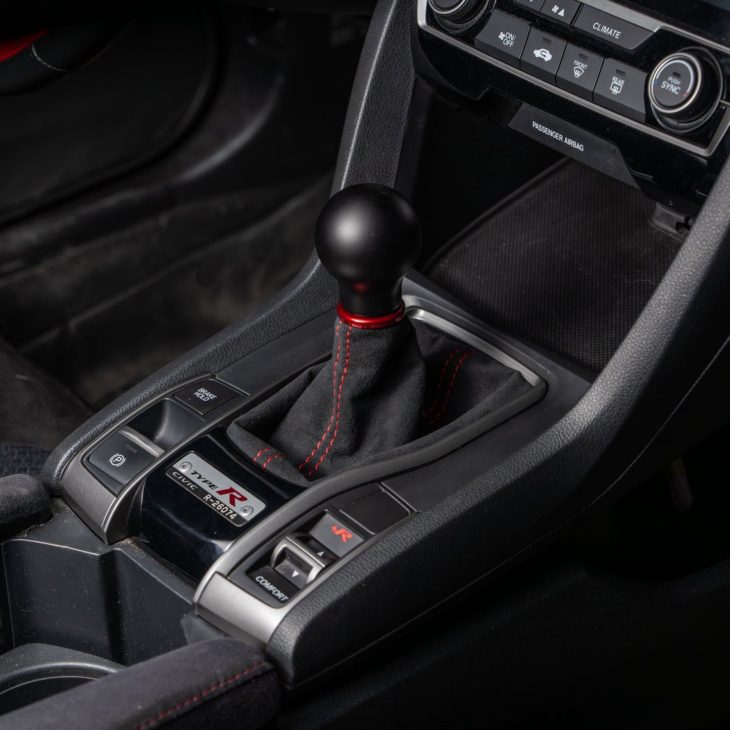 Billetworkz Premium Alcantara Shift Boot – Honda Civic Si/Type R 2016–2021