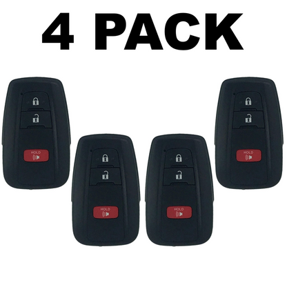Toyota RAV4 3 Button Smart Key 2019-2024 For HYQ14FBC + HYQ14FLA (8990H-0R010) Board 0351 | Aftermarket (4 Pack)
