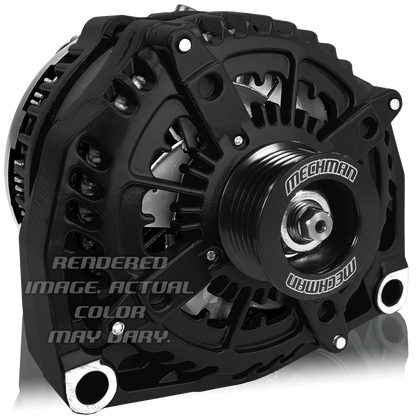 Mechman 320 Amp High Output Alternator 1996-2004 GM Truck 4.3L 4.8L 5.3L 5.7L 6L - Black