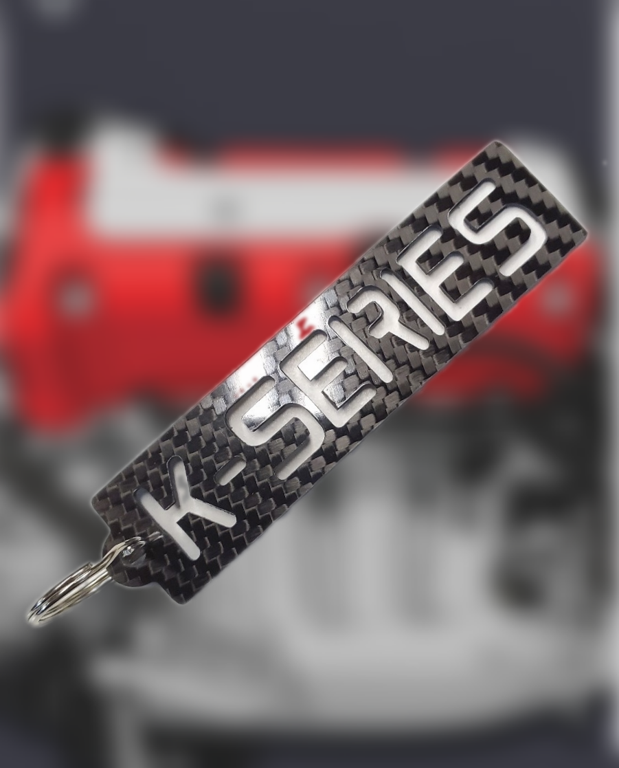 K-Series carbon fiber vustom keychain lanyard gift