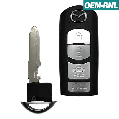 Mazda 3 / MazdaSpeed 3 2010-2013 OEM 4 Button Smart Key WAZX1T768SKE11A03