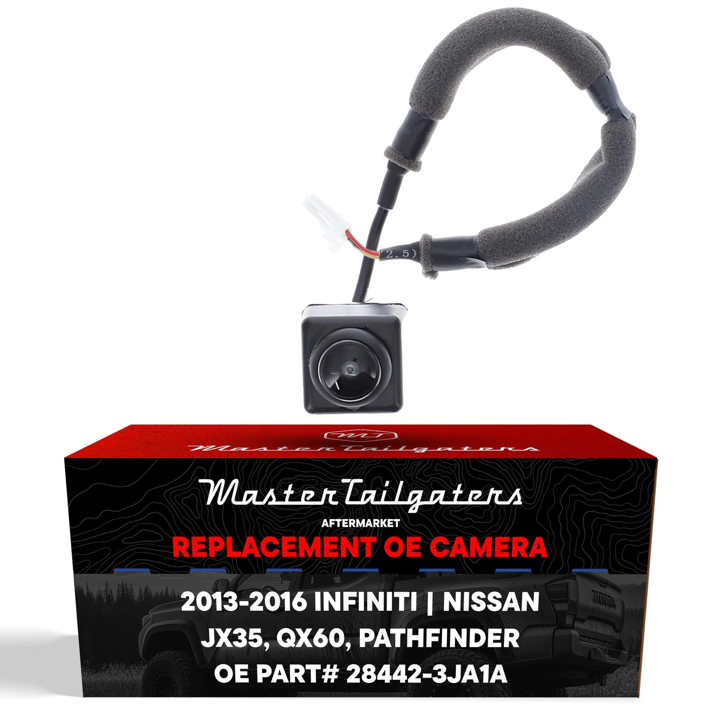 Infiniti JX35 (2013), QX60 (2014-2015) / Nissan Pathfinder (2013-2016) OEM Replacement Backup Camera OE Part # 28442-3JA1A