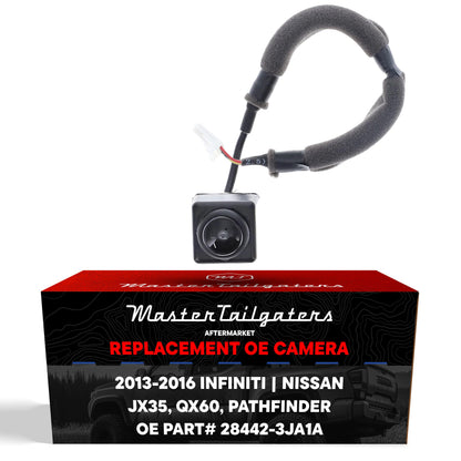 Infiniti JX35 (2013), QX60 (2014-2015) / Nissan Pathfinder (2013-2016) OEM Replacement Backup Camera OE Part # 28442-3JA1A