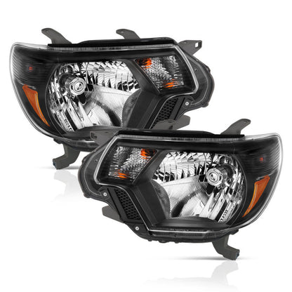 Anzo  2012-2015 Toyota Tacoma Crystal Headlights Black