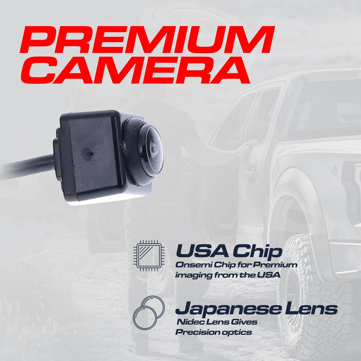 Infiniti QX60 w/o Navigation System (2016-2020), QX60 Hybrid (2016-2017) / Nissan Pathfinder w/o AVM (2017-2020) OEM Replacement Backup Camera OE Part # 28442-3JA3A, 28442-3JA3B, 28442-3JA3C