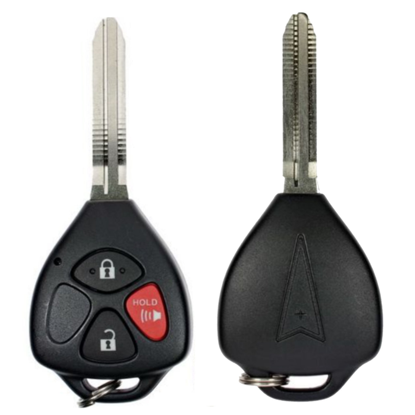 Pontiac Vibe 2008-2010 OEM 3 Button Remote Head Key GQ4-29T | No Chip