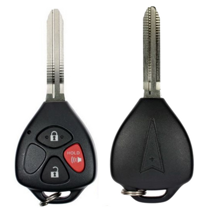 Pontiac Vibe 2008-2010 OEM 3 Button Remote Head Key GQ4-29T | No Chip