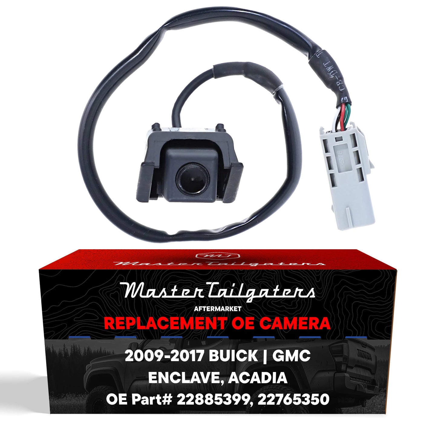 Buick Enclave (2009-2017), GMC Acadia/Acadia Limited (2009-2017) OEM Replacement Backup Camera OE Part # 22765350, 22885399