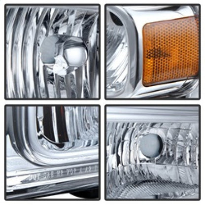 SPYDER Xtune Ford F250/350/450 Super Duty 05-07 Crystal Headlights Chrome HD-JH-FS05-AM-C 9026560