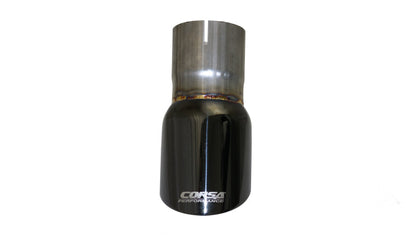 Corsa Single Universal 2.75in Inlet / 3.5in Outlet Black PVD Pro-Series Tip Kit TK003BLK
