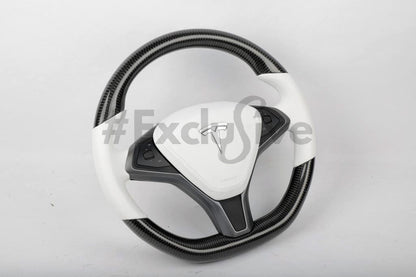 Tesla Model S & Model X Custom Steering Wheel by Exclusive Steering