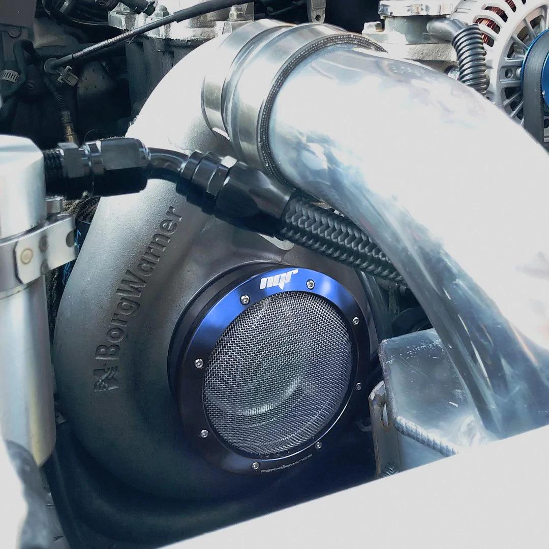 NGR Turbo Filter Replacement Cap - Blue (Fits 3in/2.5in Turbo Filters)