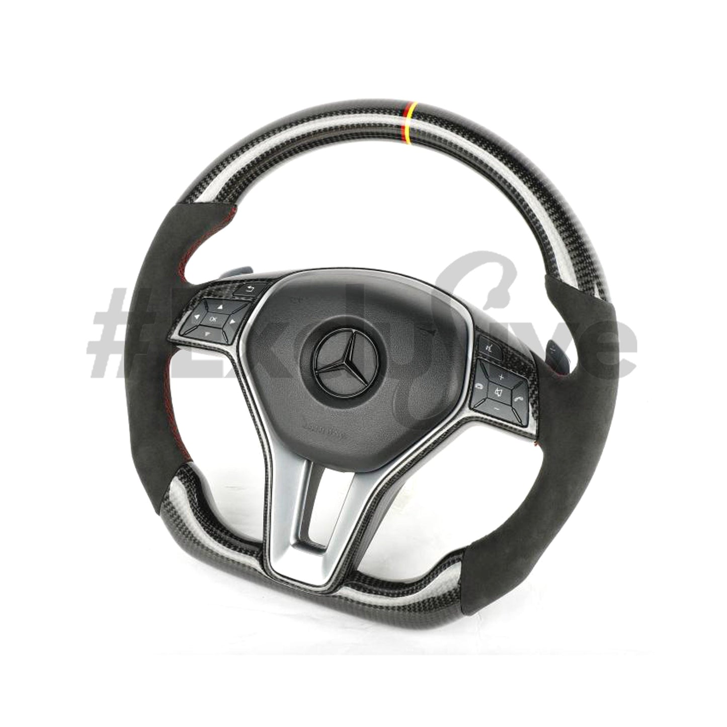 2012-2015 Mercedes Benz A / C / CLA / CLS / GLA / GLK / E / SLK / SL W204  Custom Steering Wheel by Exclusive Steering