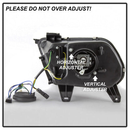 Spyder Ford Mustang 10-13 Projector Headlights - HID Model Only - Black PRO-YD-FM2010V2-HID-BK 5084569