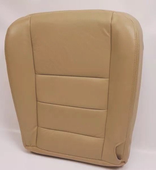 2002 2003 2004  Ford F250 F350 Lariat Driver Side Bottom Leather Seat Cover Tan