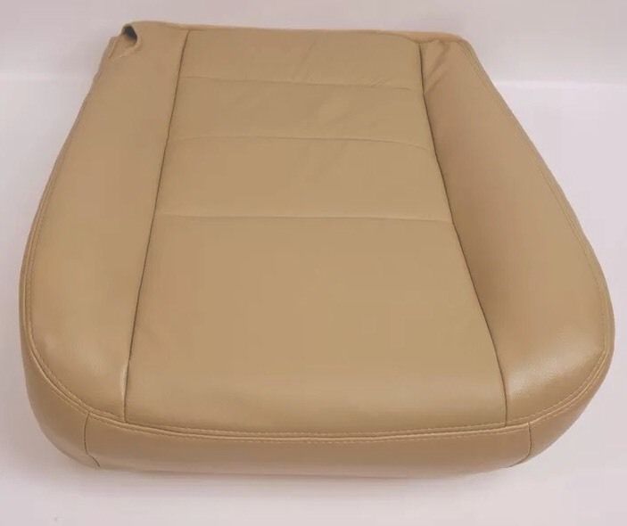 2002 2003 2004  Ford F250 F350 Lariat Driver Side Bottom Leather Seat Cover Tan