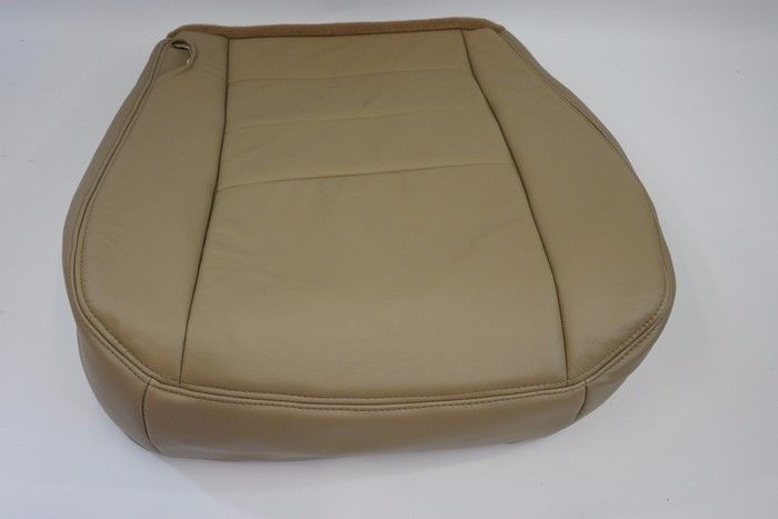 2002 2003 2004  Ford F250 F350 Lariat Driver Side Bottom Leather Seat Cover Tan