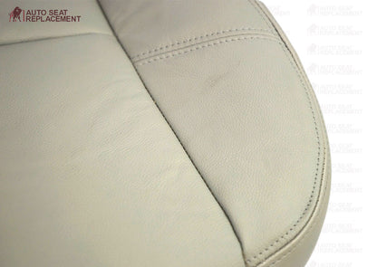 2007 To 2013 Chevy Silverado Driver Bottom Leather or Vinyl Seat Cover Light Tan