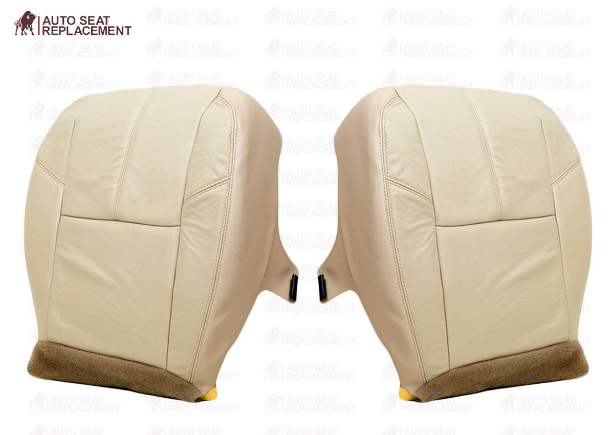 2007 To 2013 Chevy Silverado Driver Bottom Leather or Vinyl Seat Cover Light Tan