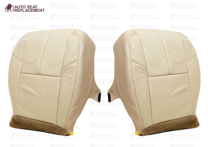 2007 To 2013 Chevy Silverado Driver Bottom Leather or Vinyl Seat Cover Light Tan
