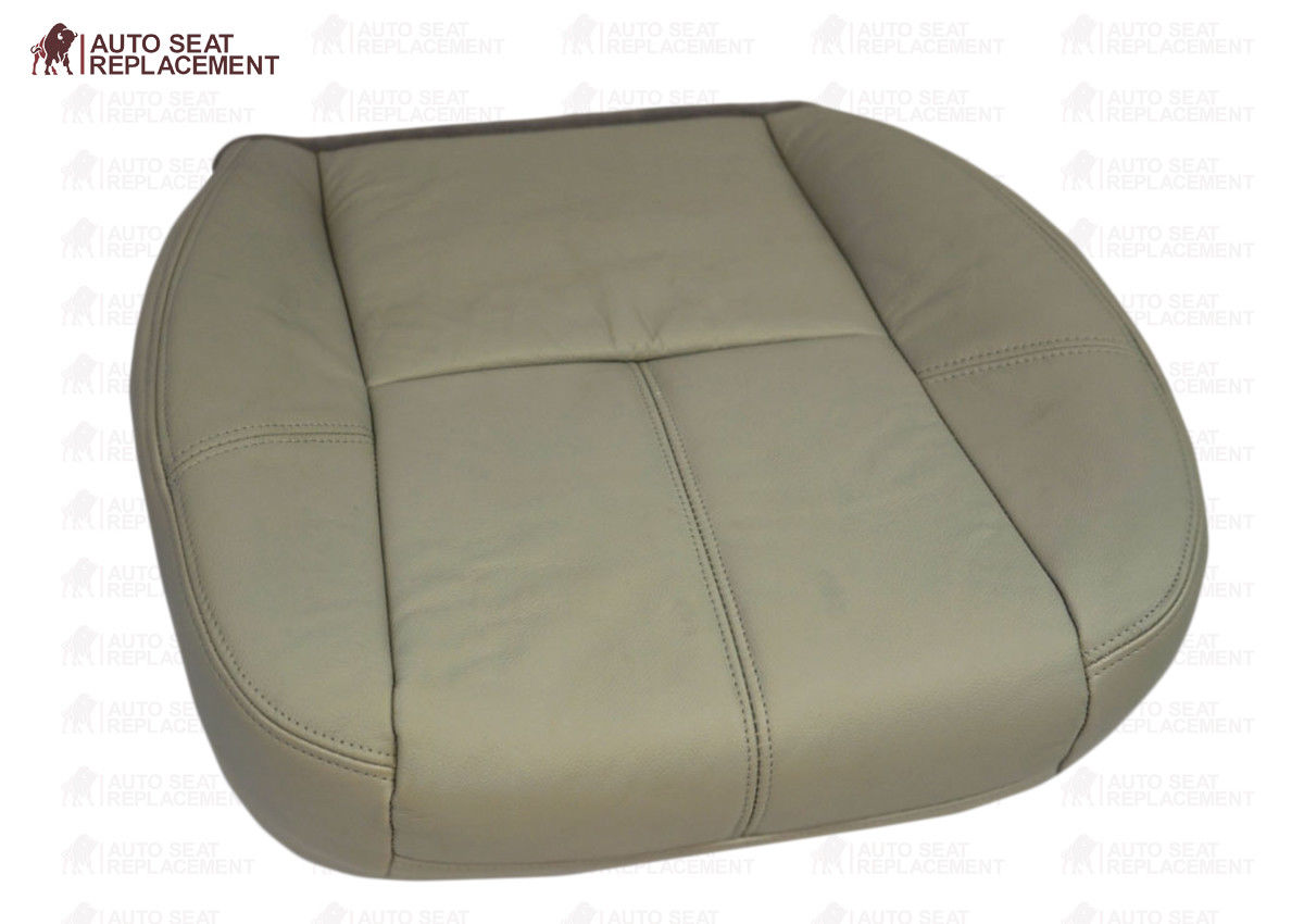 2007 To 2013 Chevy Silverado Driver Bottom Leather or Vinyl Seat Cover Light Tan