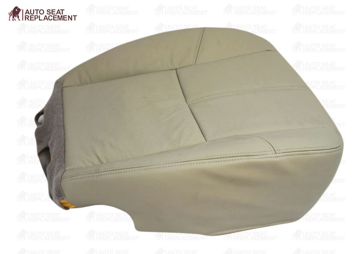 2007 To 2013 Chevy Silverado Driver Bottom Leather or Vinyl Seat Cover Light Tan