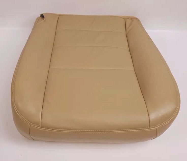 2002 2003 2004 2005 2006 007 Ford F250 F350 Driver Bottom Leather Seat Cover Tan