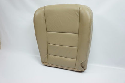 2002 - 2007 Ford F250 F350 Lariat Driver Bottom Seat Cover Parchment TAN / VINYL