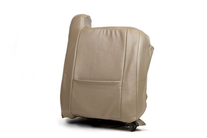 03-07 GMC Sierra 1500 2500 3500,HD Driver & Lean Back LEATHER Seat Cover TAN 522