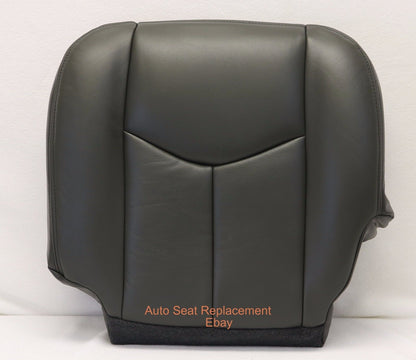 2003 To 2007 Chevy Avalanche Silverado Passenger Bottom Seat Cover Dark Gray#692
