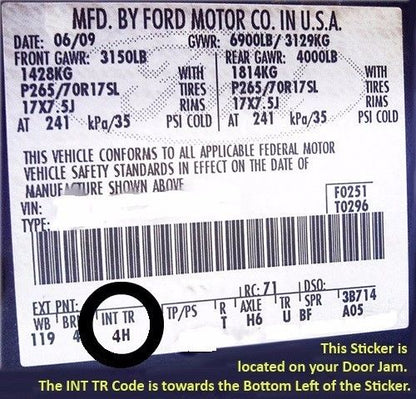 2006 2007 Ford F250 F350 Lariat XL XLT FX4 Driver Bottom Leather Seat Cover TAN
