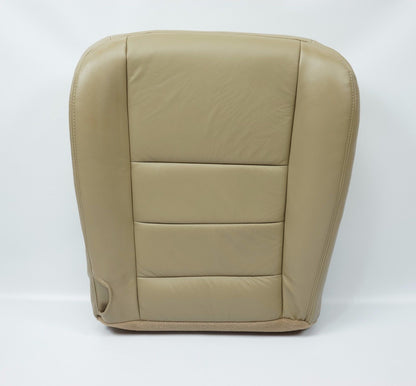 2006 2007 Ford F250 F350 Lariat XL XLT FX4 Driver Bottom Leather Seat Cover TAN