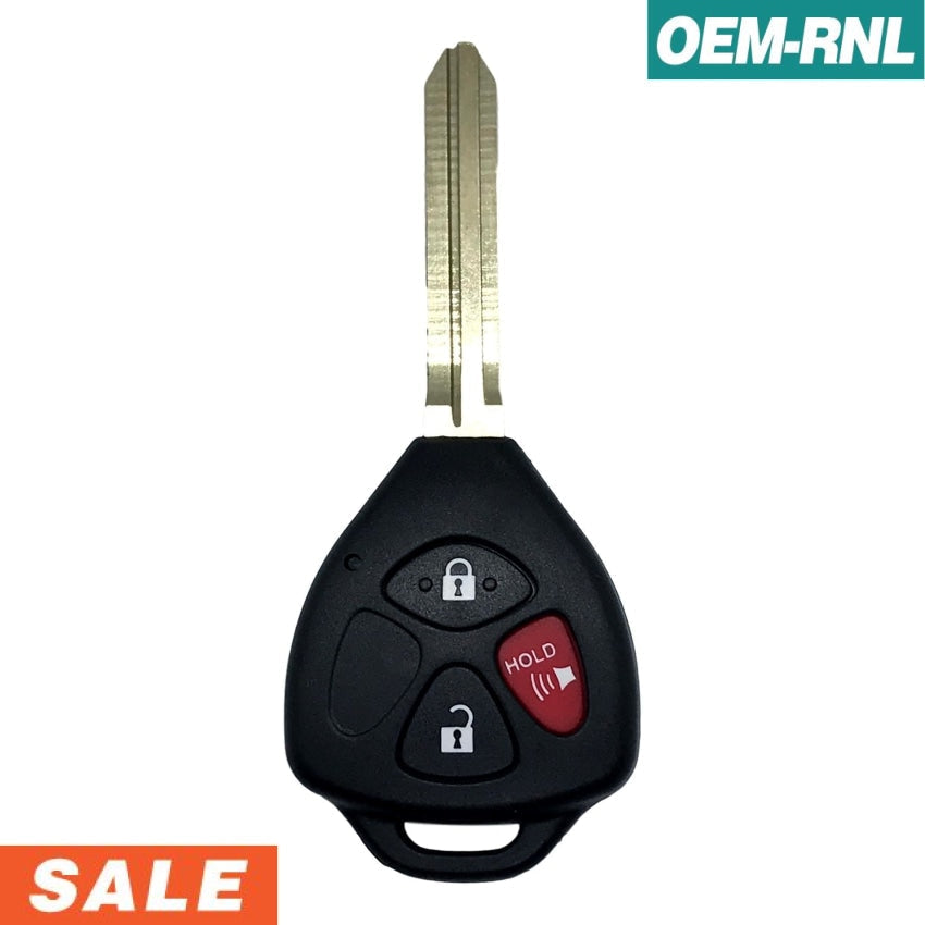 Toyota 4Runner Highlander RAV4 Yaris 2010-2019 OEM 3 Button Remote Head Key HYQ12BBY / HYQ12BDC (G Chip)