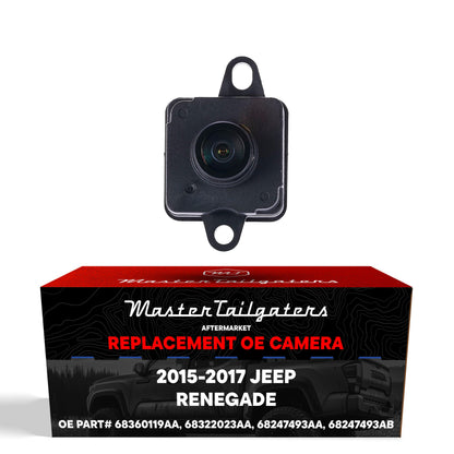 Jeep Renegade (2015-2017) OEM Replacement Backup Camera OE Part # 68360119AA, 68247493AA, 68247493AB, 68322023AA