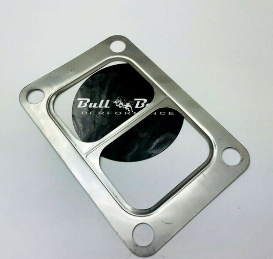 T6 Turbo Manifold Inlet Flange Gasket Twinscroll Divided 304 Stainless Steel