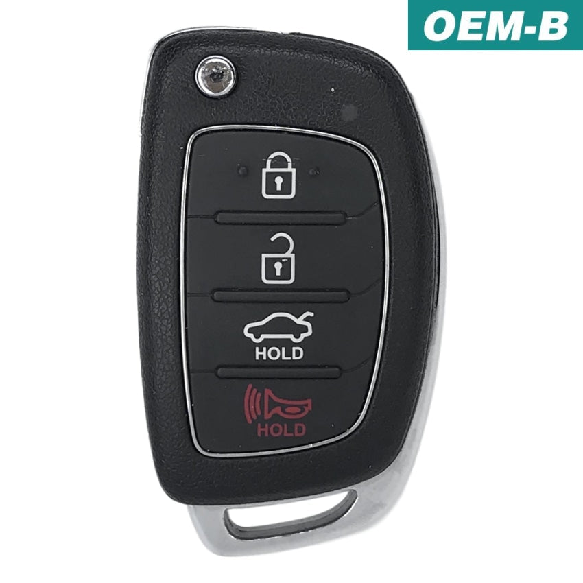 Hyundai Sonata 2017-2019 OEM 4 Button Flip Key FCC: TQ8-RKE-4F25