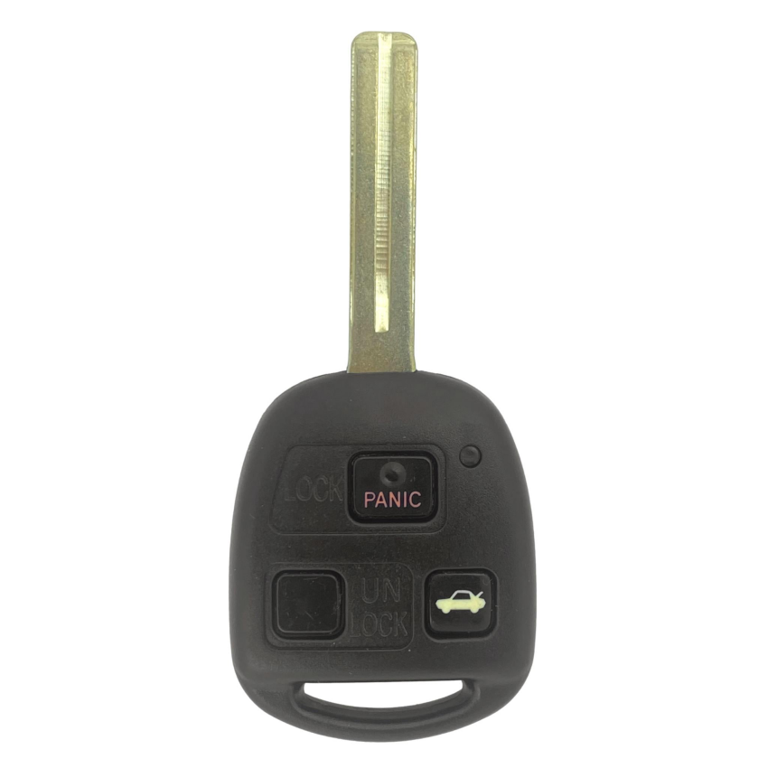 Lexus ES GS IS LS 1998-2005 OEM 3 Button Remote Head Key HYQ1512V 4C (Short Blade)
