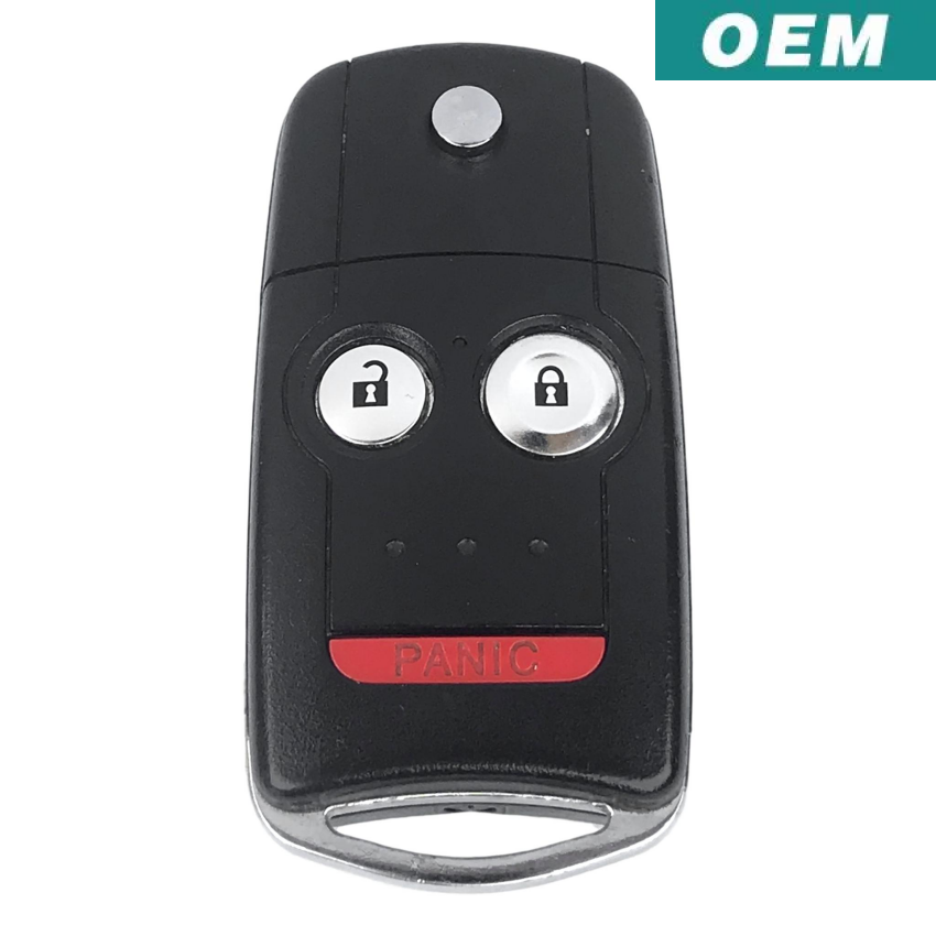 Acura MDX RDX 2007-2013 OEM 3 Button Flip Key Remote N5F0602A1A | No Driver