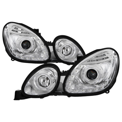 SPYDER Xtune Lexus GS300/GS400/GS430 98-05 Halogen Only Halo Projector Headlights Chrome PRO-JH-LGS98-LED-C 9027833