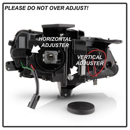 Spyder Chevy Camaro 16-18 (Do Not Fit Halogen) Projector Headlights Black PRO-YD-CCAM16HIDSI-SEQ-BK 5087379