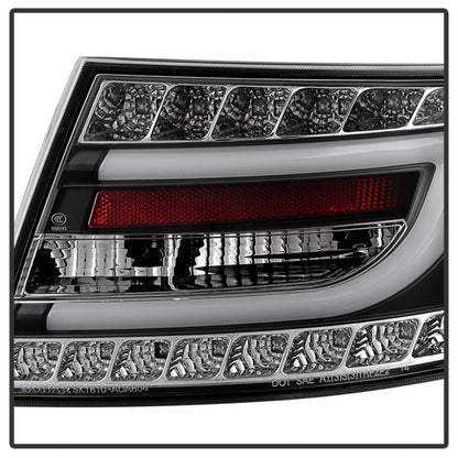 Spyder Audi A6 05-08 4Dr Sedan Only Version 2 Light Bar LED Tail Lights Blk ALT-YD-AA605V2-LBLED-BK 5080769
