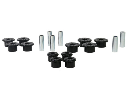Whiteline 1999-2018 Chevrolet Silverado 1500 Spring - Eye Front/Rear And Shackle Bushing W73821