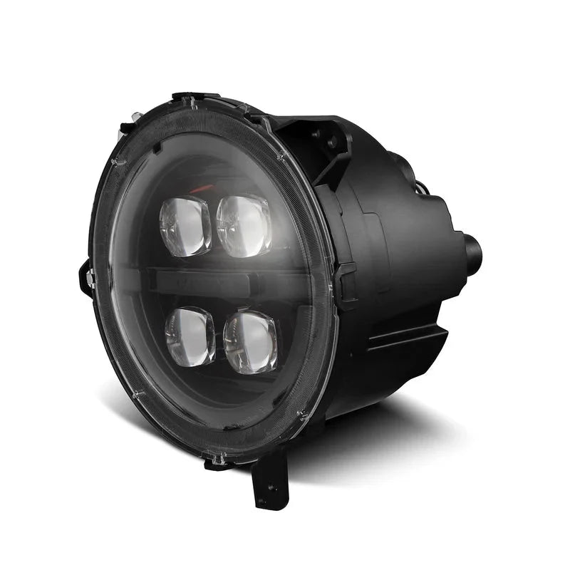 2018-2025 Jeep Wrangler JL / Gladiator JT NOVA-Series Bi-LED Projector Headlights Alpha-Black