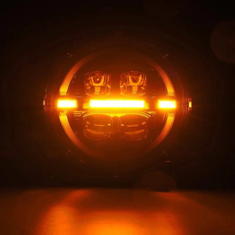 2018-2025 Jeep Wrangler JL / Gladiator JT NOVA-Series Bi-LED Projector Headlights Alpha-Black