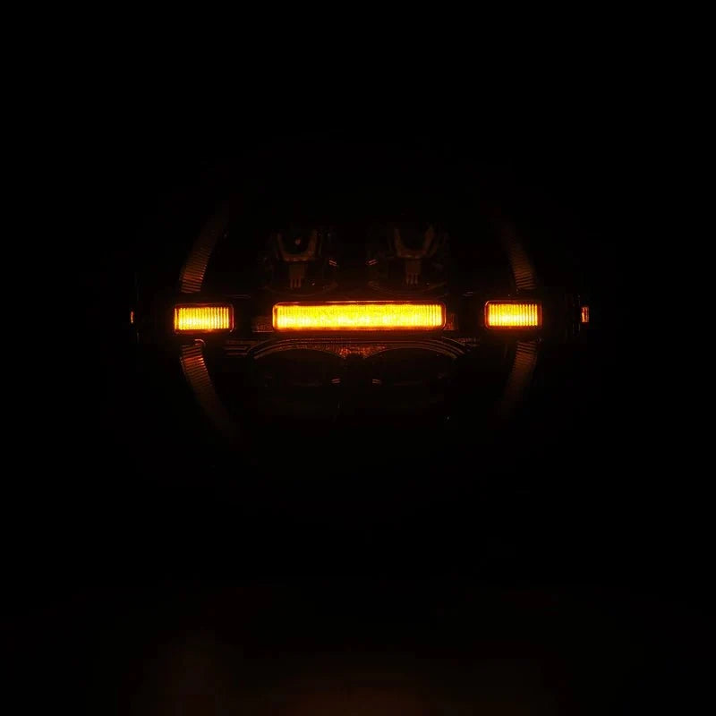 2018-2025 Jeep Wrangler JL / Gladiator JT NOVA-Series Bi-LED Projector Headlights Alpha-Black